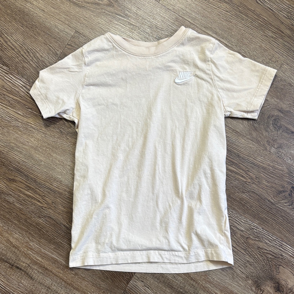Nike Beige TShirt With Embroidered Logo Nike Beige TShirt With Embroidered Logo